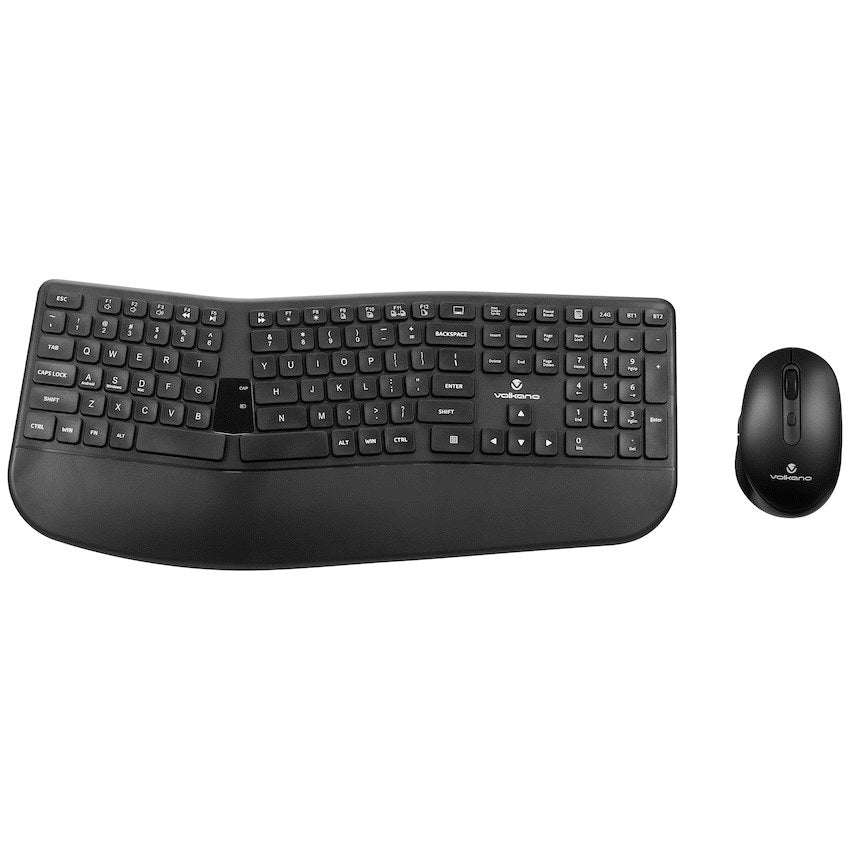 Volkano Vulcan Series Bluetooth Wireless Keyboard and Mouse (VK-20302-BK) - View 7 - Office R Us