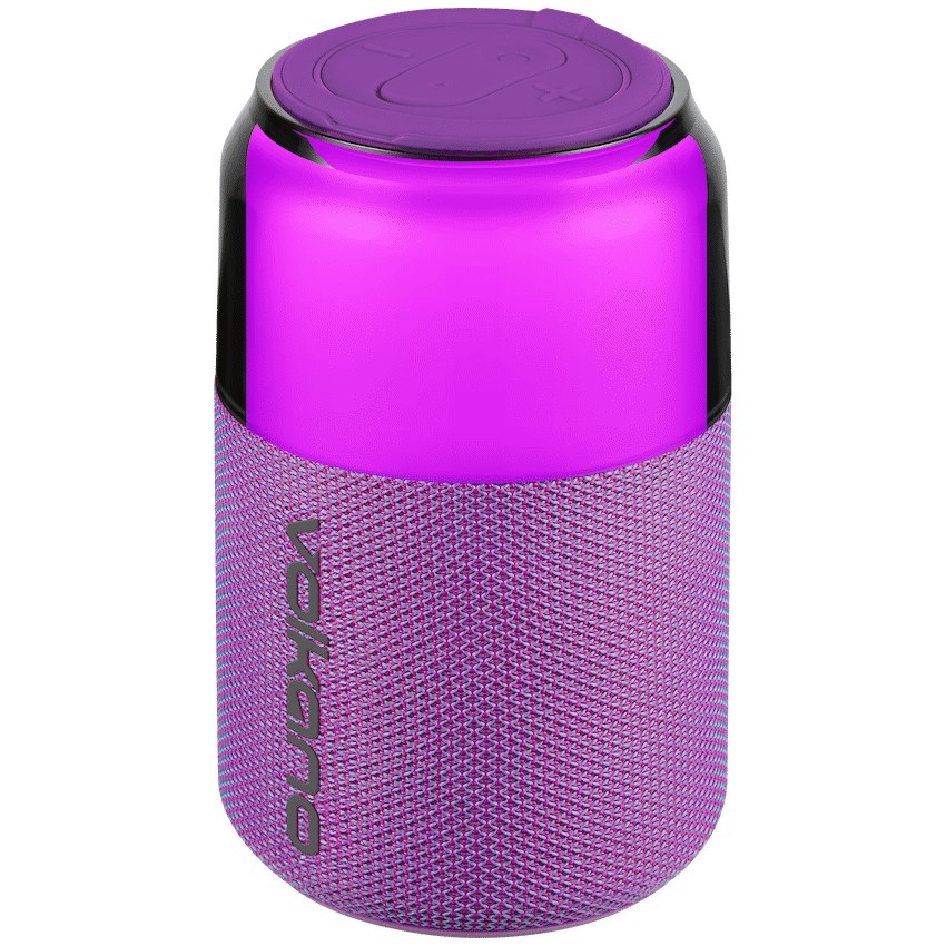 Volkano Neptune Bluetooth Wireless Speaker - Purple - Front - Office R Us