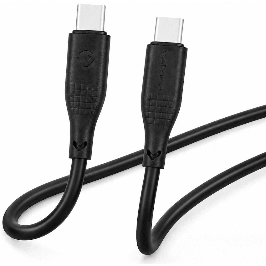 Volkano Nova Series 100W USB-C to USB-C TPE Cable (1.2 m, Black, VK-30086-BK) - Office R Us Lagos