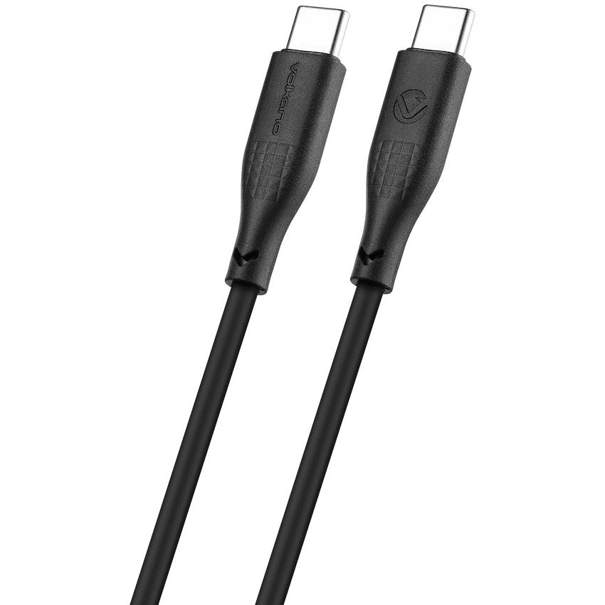 Volkano Nova Series 100W USB-C to USB-C TPE Cable (1.2 m, Black, VK-30086-BK) - View 2 - Office R Us