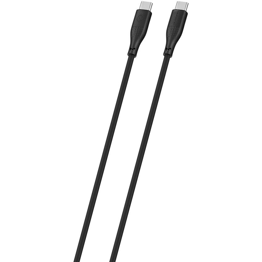 Volkano Nova Series 100W USB-C to USB-C TPE Cable (1.2 m, Black, VK-30086-BK) - View 3 - Office R Us