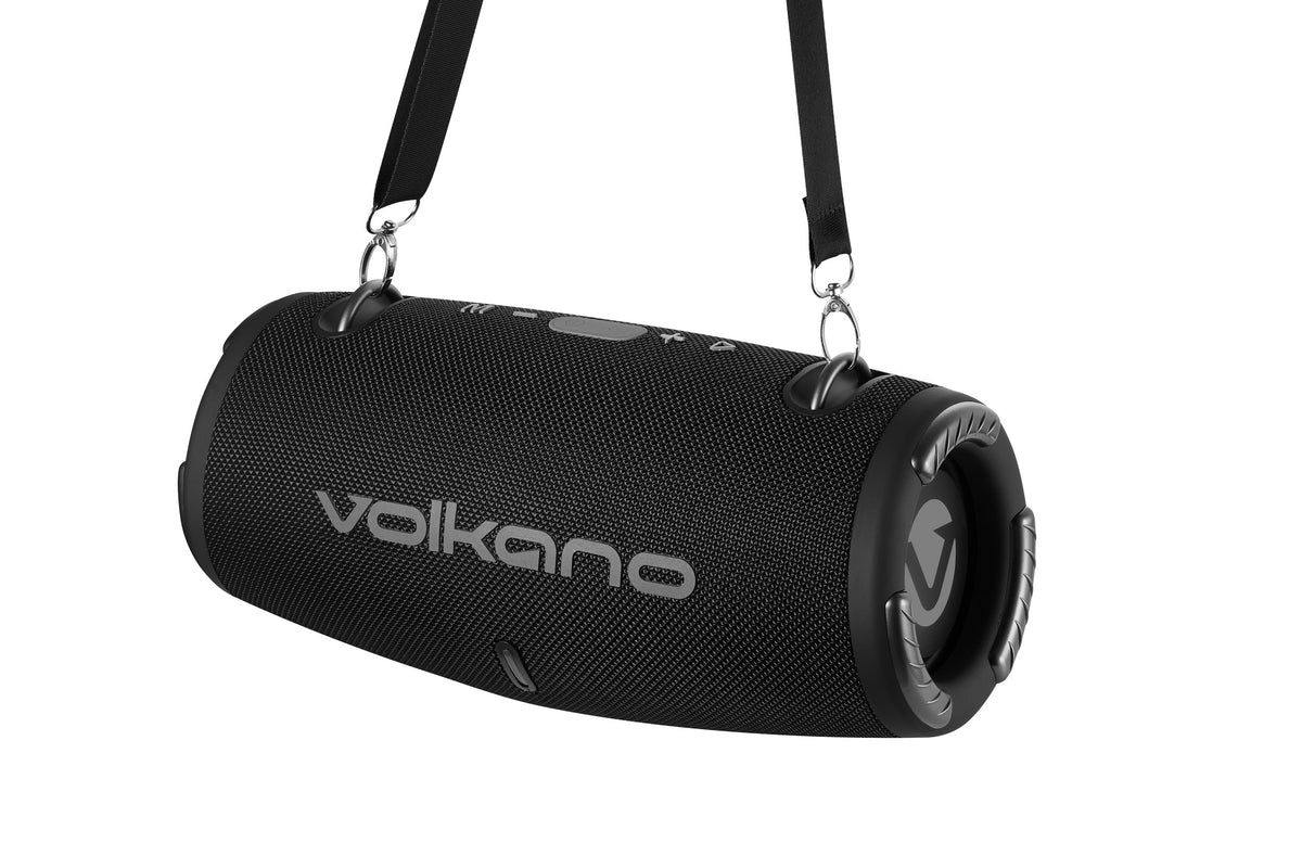 Volkano Cyclone Series Portable Bluetooth Speaker - Black - View 1 - Office R Us
