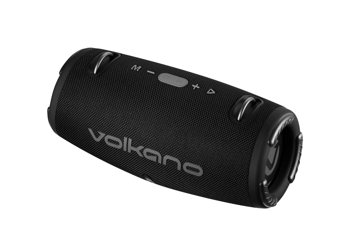 Volkano Cyclone Series Portable Bluetooth Speaker - Black - View 2 - Office R Us