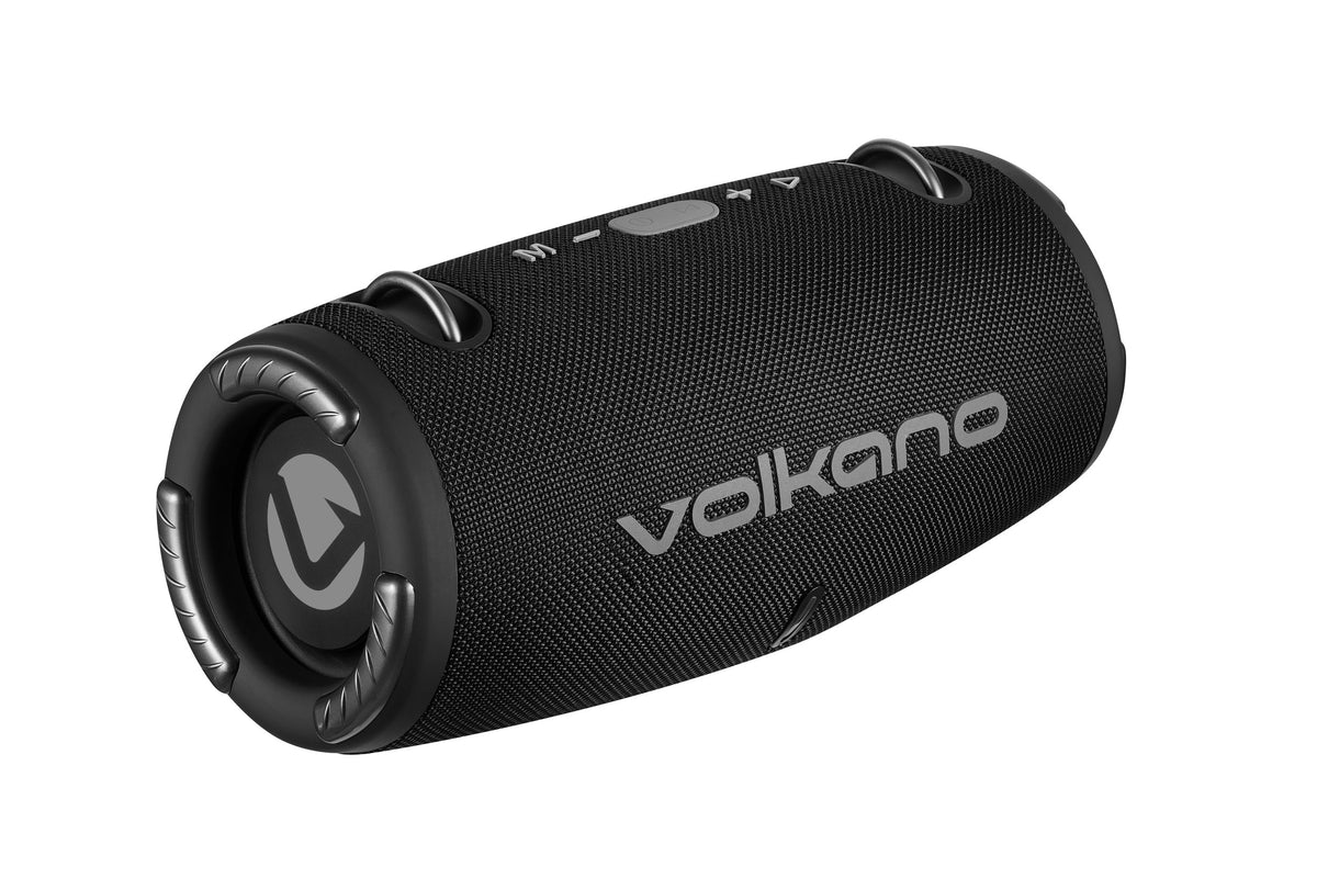 Volkano Cyclone Series Portable Bluetooth Speaker - Black - View 3 - Office R Us