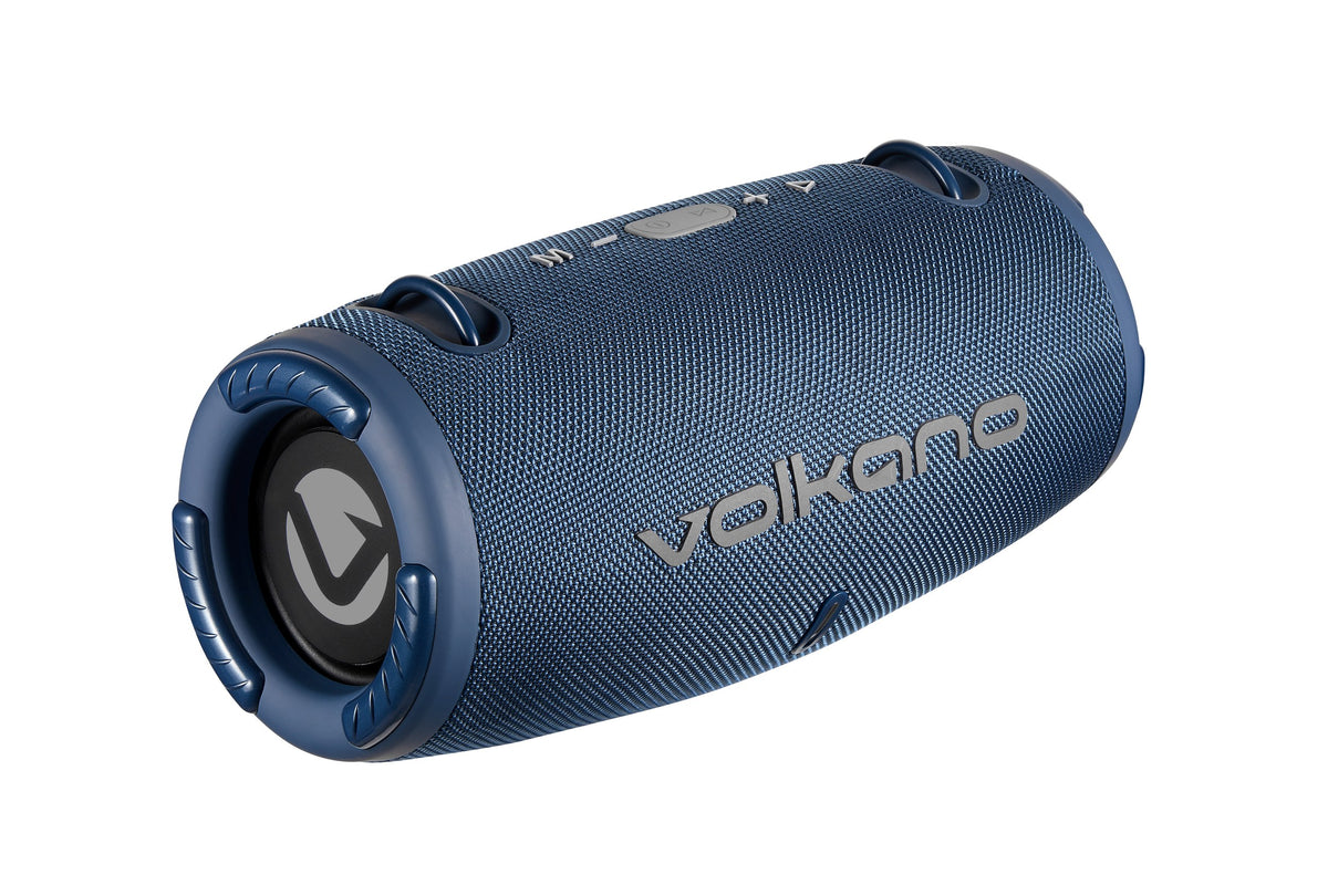 Volkano Cyclone Series Portable Bluetooth Speaker - Blue - View 8 - Office R Us