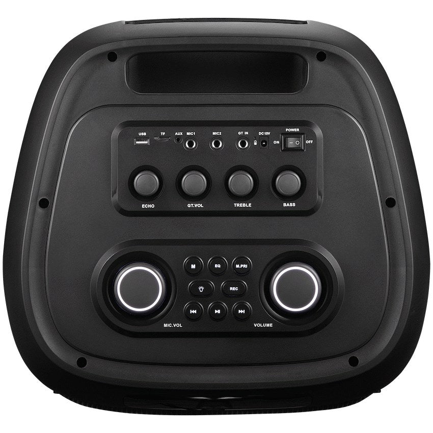 Volkano Ultra Dual 12" Party Speaker (VK-3904-D12-BK) - View 4 - Office R Us