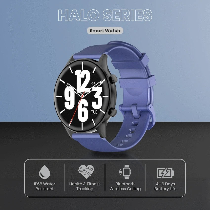 Volkano Halo Series Smartwatch - Denim Blue - View 19 - Office R Us