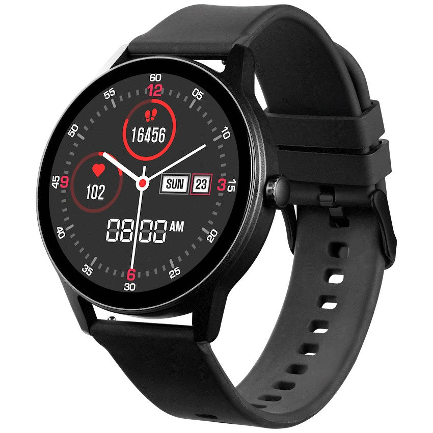 Volkano Soul Series Smartwatch (Black, VK-5085-BK) - View 1 - Office R Us