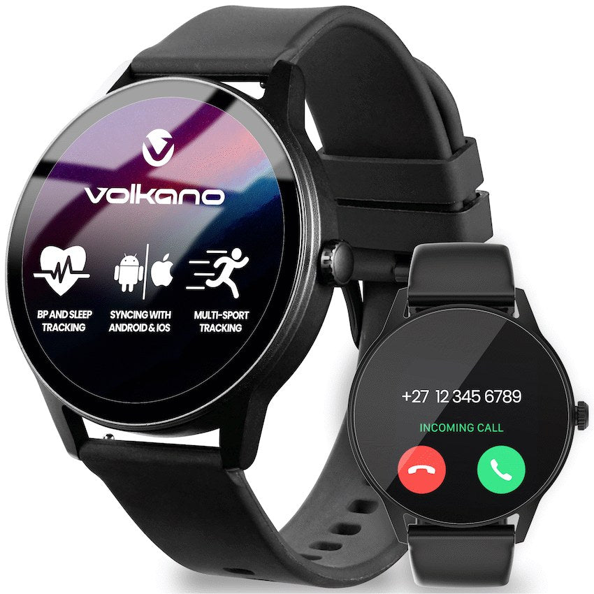 Volkano Soul Series Smartwatch (Black, VK-5085-BK) - View 7 - Office R Us