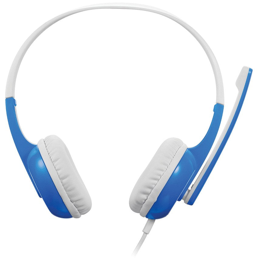 Volkano Kids Chat Junior Series Headset with Mic - Blue - View 2 - Office R Us
