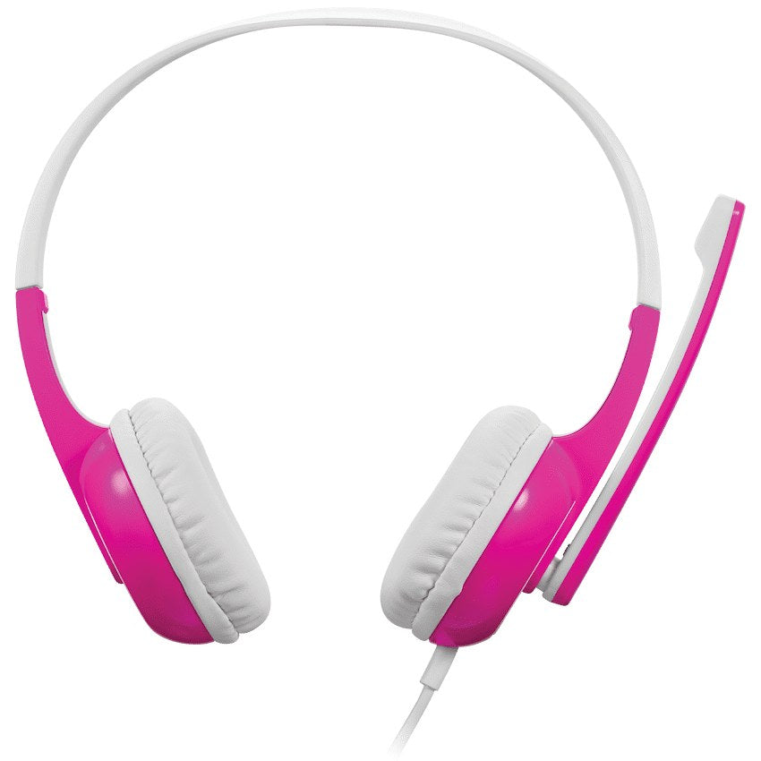 Volkano Kids Chat Junior Series Headset with Mic - Pink - View 7 - Office R Us