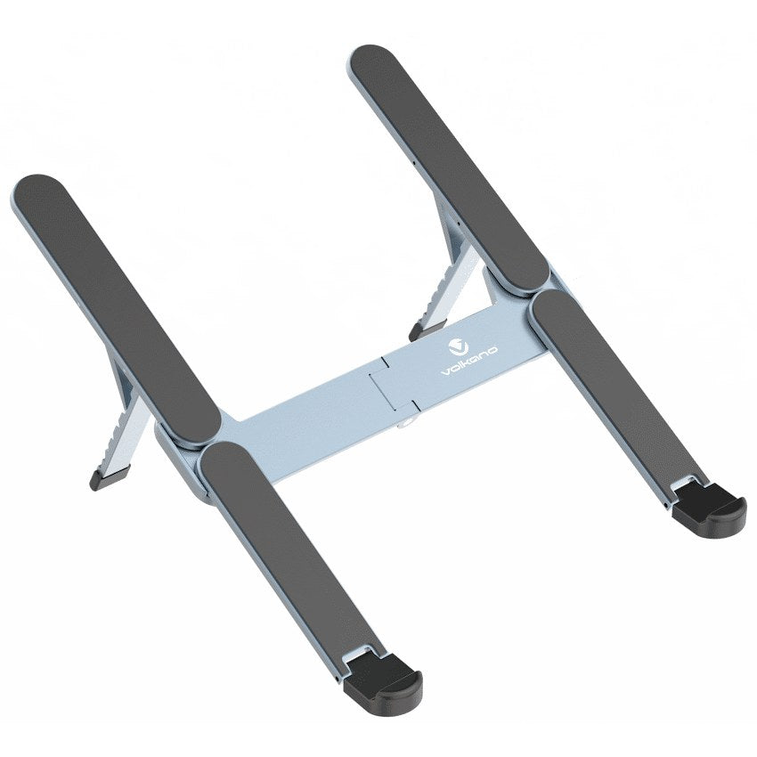 Volkano Fold Series Adjustable Aluminium Laptop Stand (VK-8150-SL) - View 1 - Office R Us