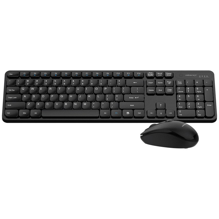 VolkanoX Garnet Bluetooth Wireless Keyboard and Mouse Combo (Black, VKX-20008-BK) - View 3 - Office R Us
