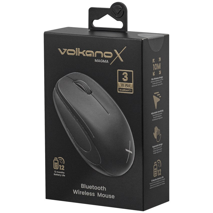 VolkanoX Magma Bluetooth Wireless Mouse (Graphite, VKX-201-GT) - View 6 - Office R Us