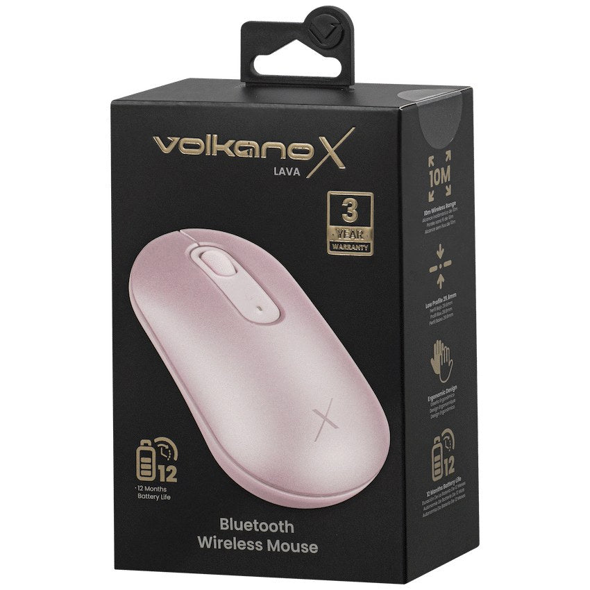 VolkanoX Lava Bluetooth Wireless Mouse (Rose, VKX-204-LI) - View 7 - Office R Us