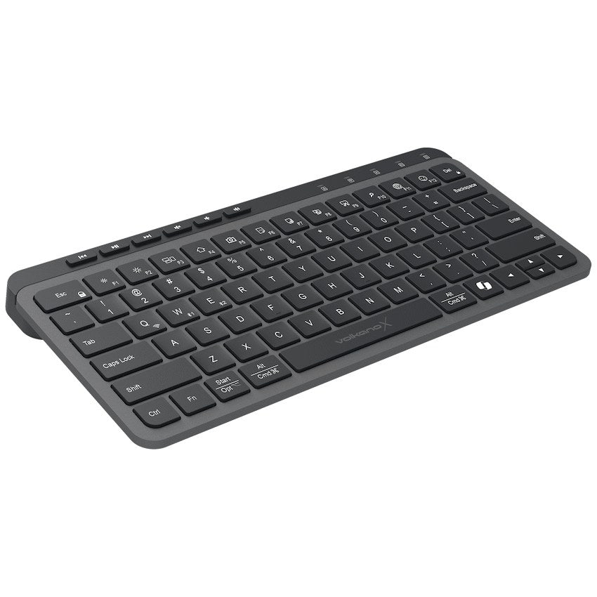 VolkanoX Ember Bluetooth Wireless Keyboard (Graphite, VKX-207-GT) - View 1 - Office R Us