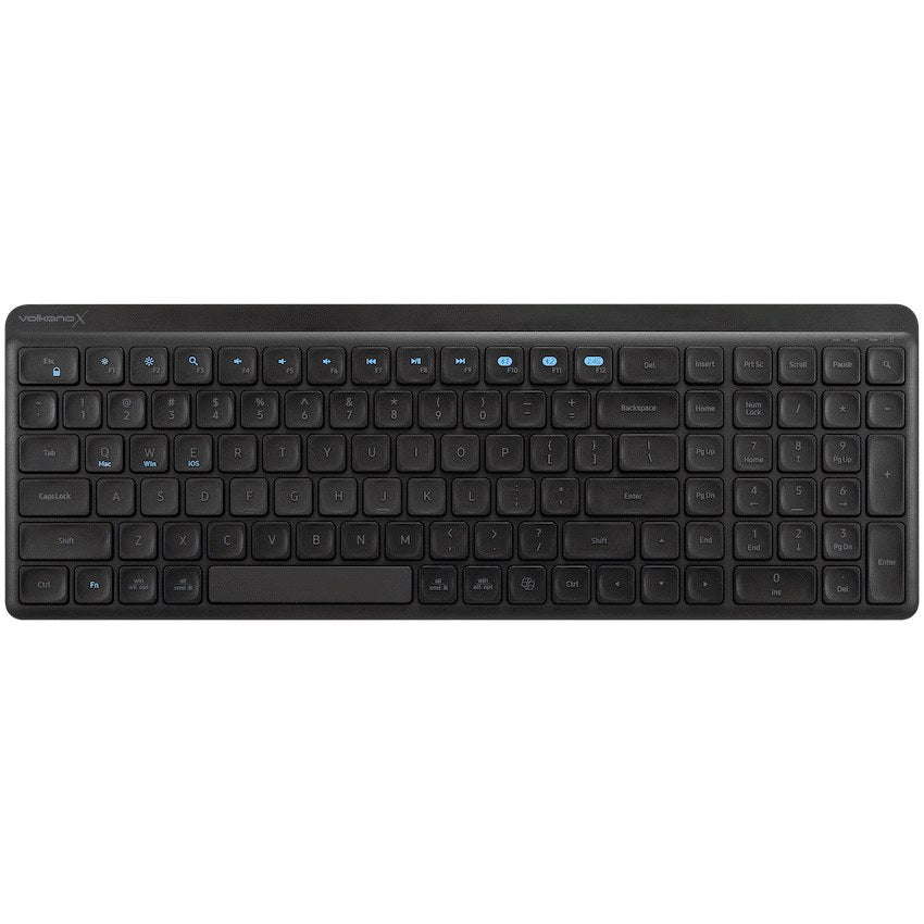 VolkanoX Scorch Bluetooth Wireless Keyboard and Mouse Combo (Graphite, VKX-209-GT) - View 1 - Office R Us