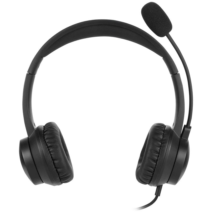 VolkanoX Chat Mk2 Series Wired USB Headset (Graphite, VKX-212-GT) - View 1 - Office R Us
