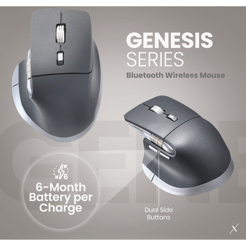 VolkanoX Genesis Series Bluetooth Wireless Mouse (VKX-215-BK) - View 6 - Office R Us