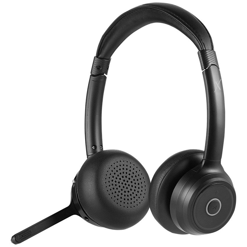 VolkanoX Chat Series Mk4 Wireless Headset with Mute (Black, VKX-222-BK) - View 3 - Office R Us