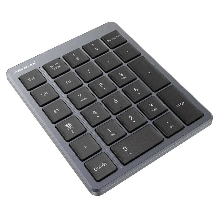 VolkanoX Numeric Series Keypad with Scissor Keys (Black, VKX-223-BK) - View 1 - Office R Us