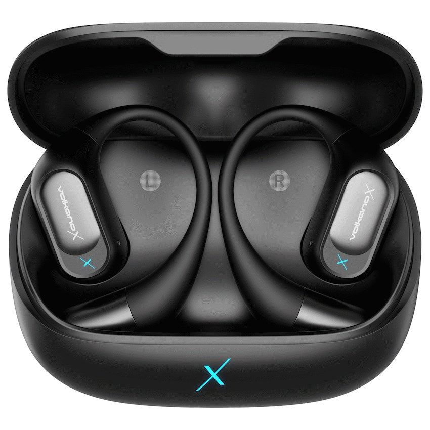 VolkanoX O300 Air Conduction OWS Earphones (Black, VXO-300-BK) - View 3 - Office R Us
