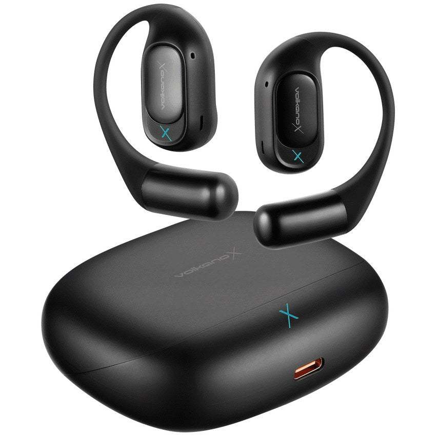 VolkanoX O300 Air Conduction OWS Earphones (Black, VXO-300-BK) - View 4 - Office R Us