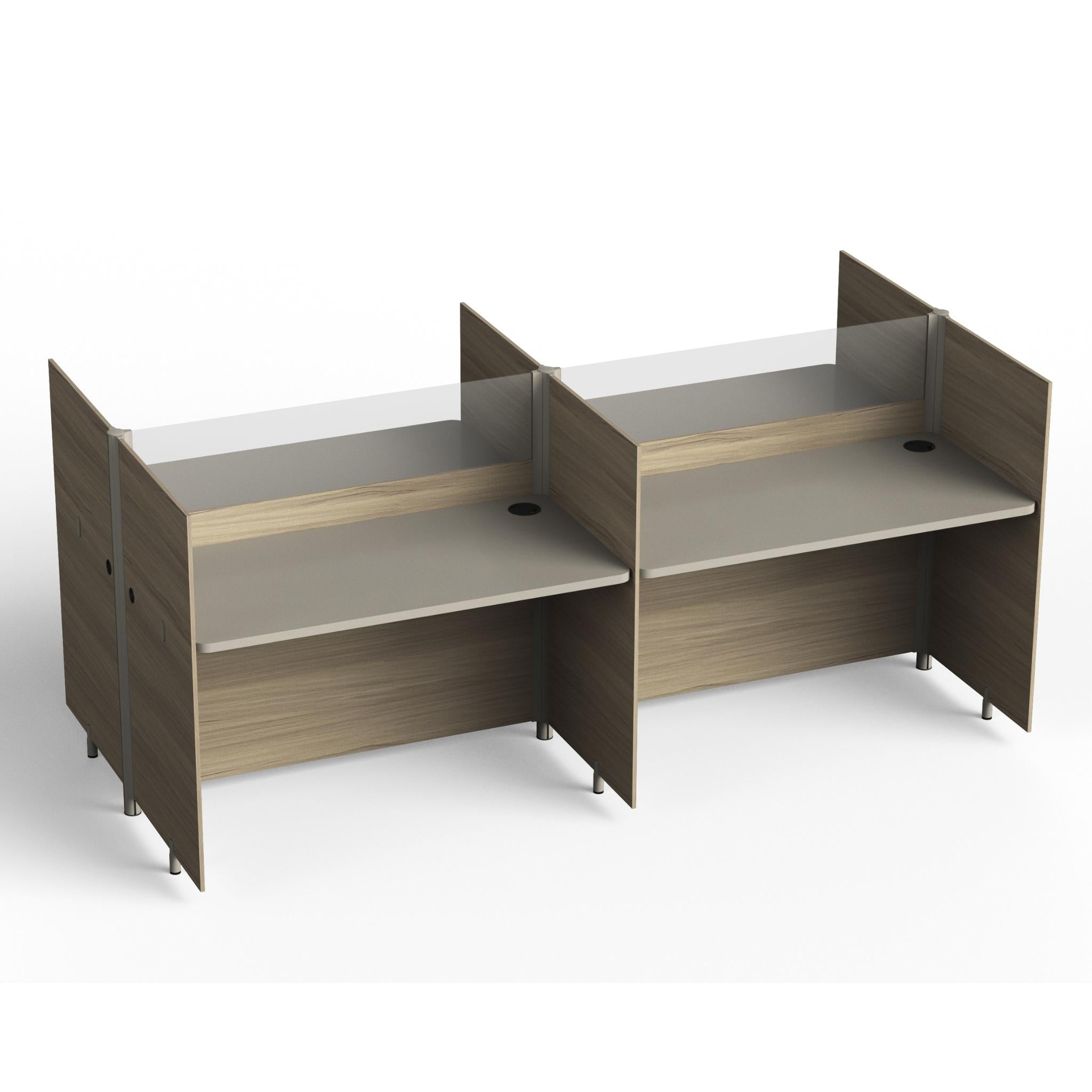 WA12-12 - Four Person Workstation