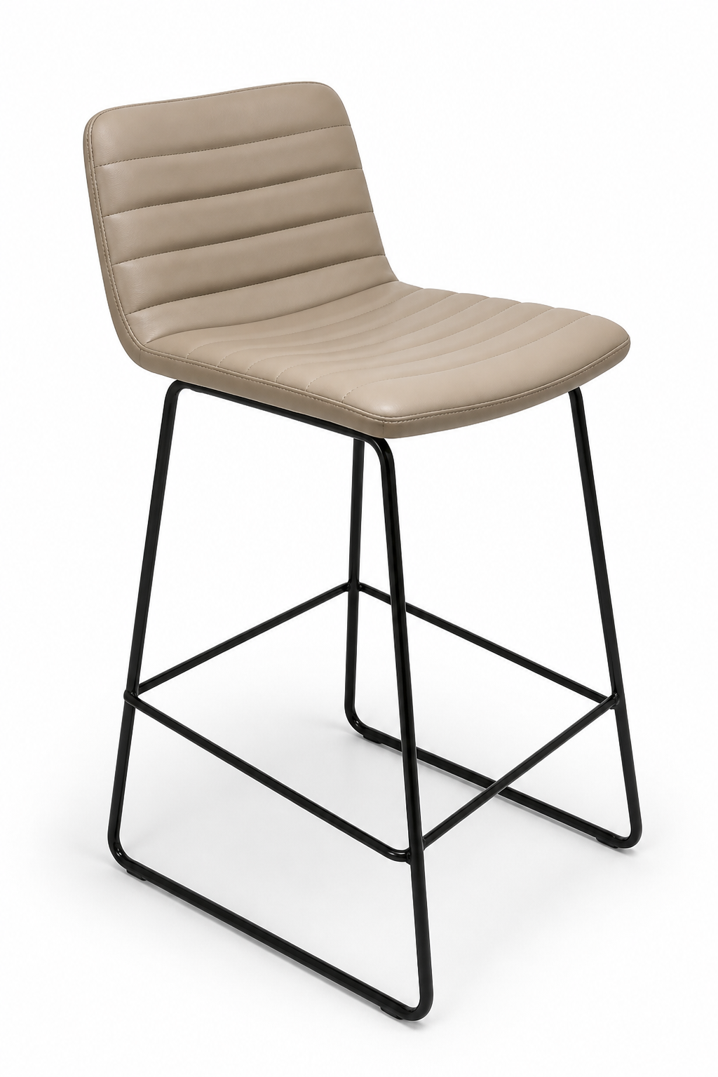 V3174H - Visitor Chair - Light Brown - Angle View - Office R Us