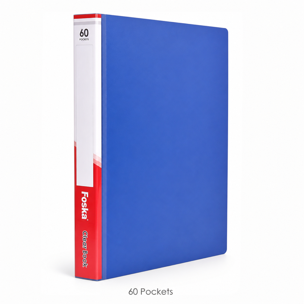 A4 Clear Display Book — 60 Pockets