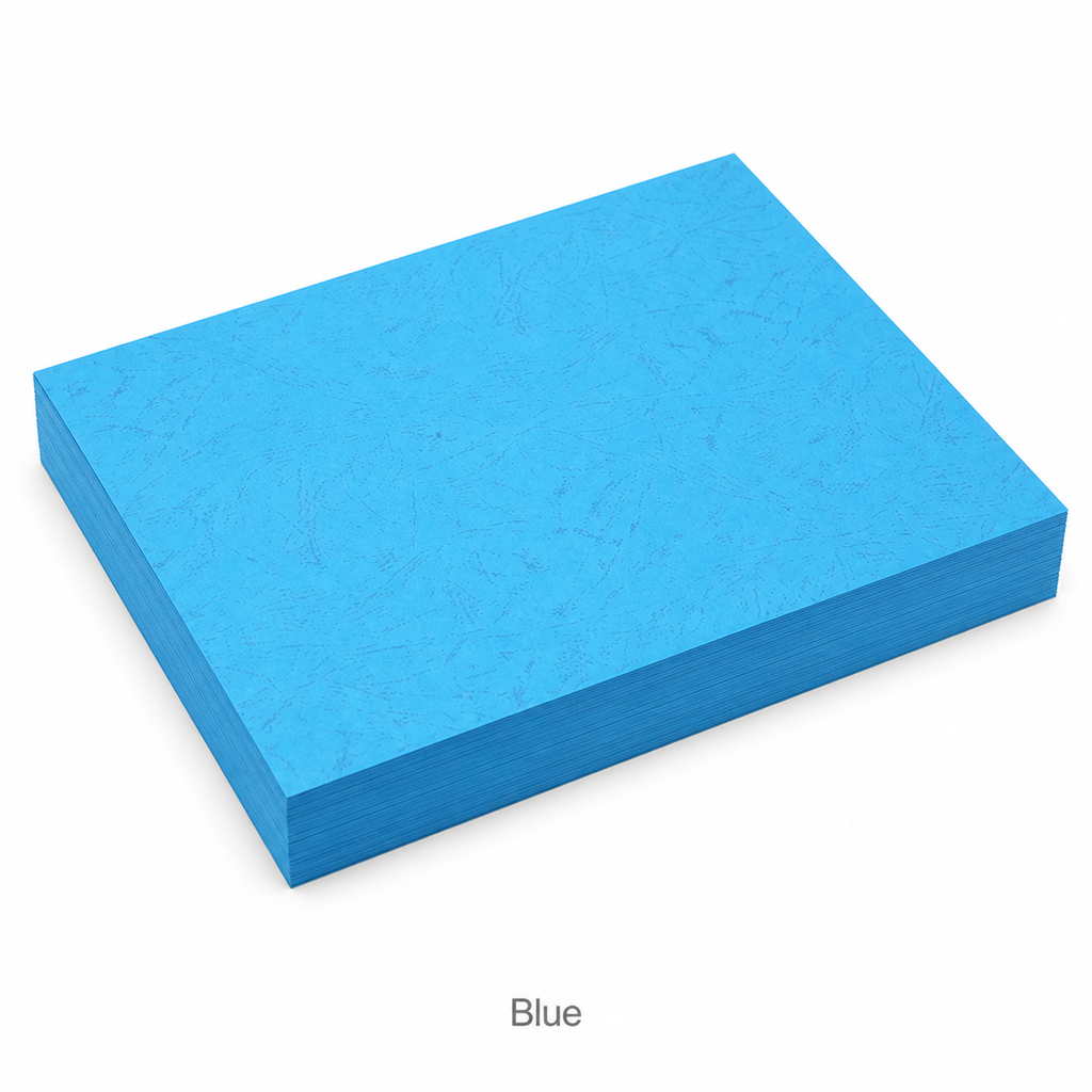 A4 Marble Paper Binding Covers 210gsm – 100 Sheets — Blue