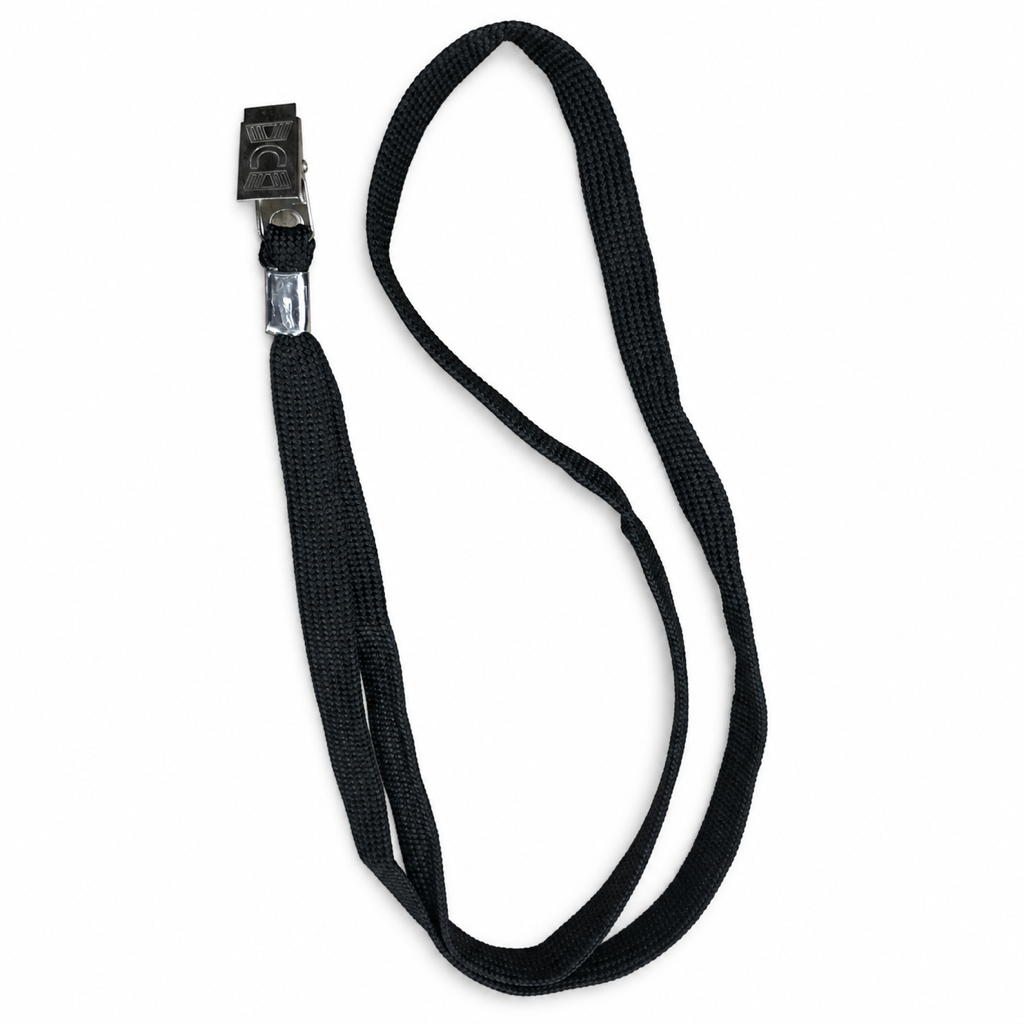 Foska black nylon lanyard SD232 – loop