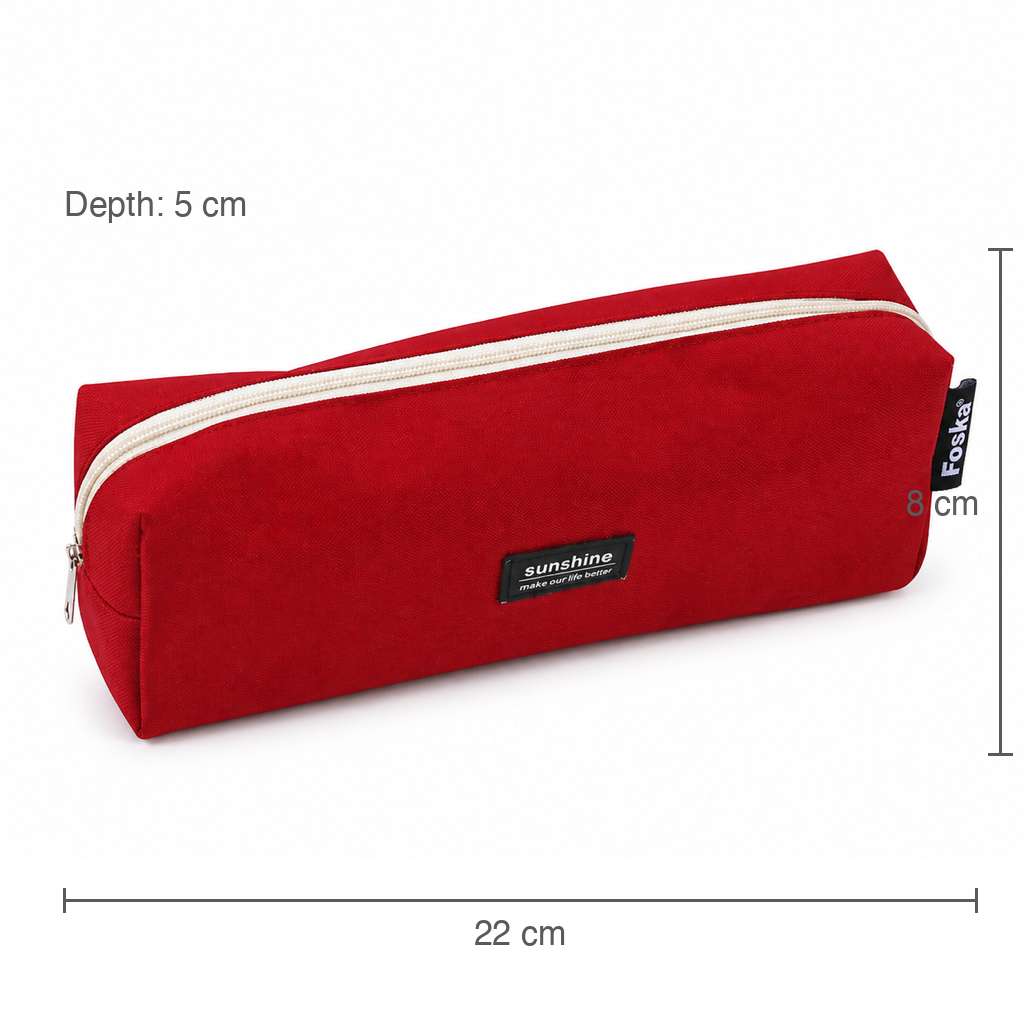 Polyester Student Pencil Case – dimensions 22 x 5 x 8 cm