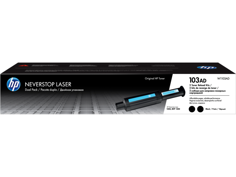 HP 103A Neverstop Toner Reload Kit - 2 Pack