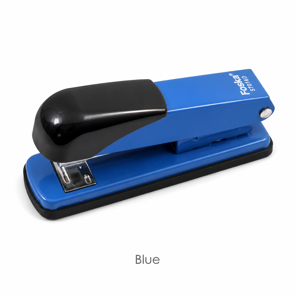 Classic Metal Office Stapler – 24/6 and 26/6 — Blue