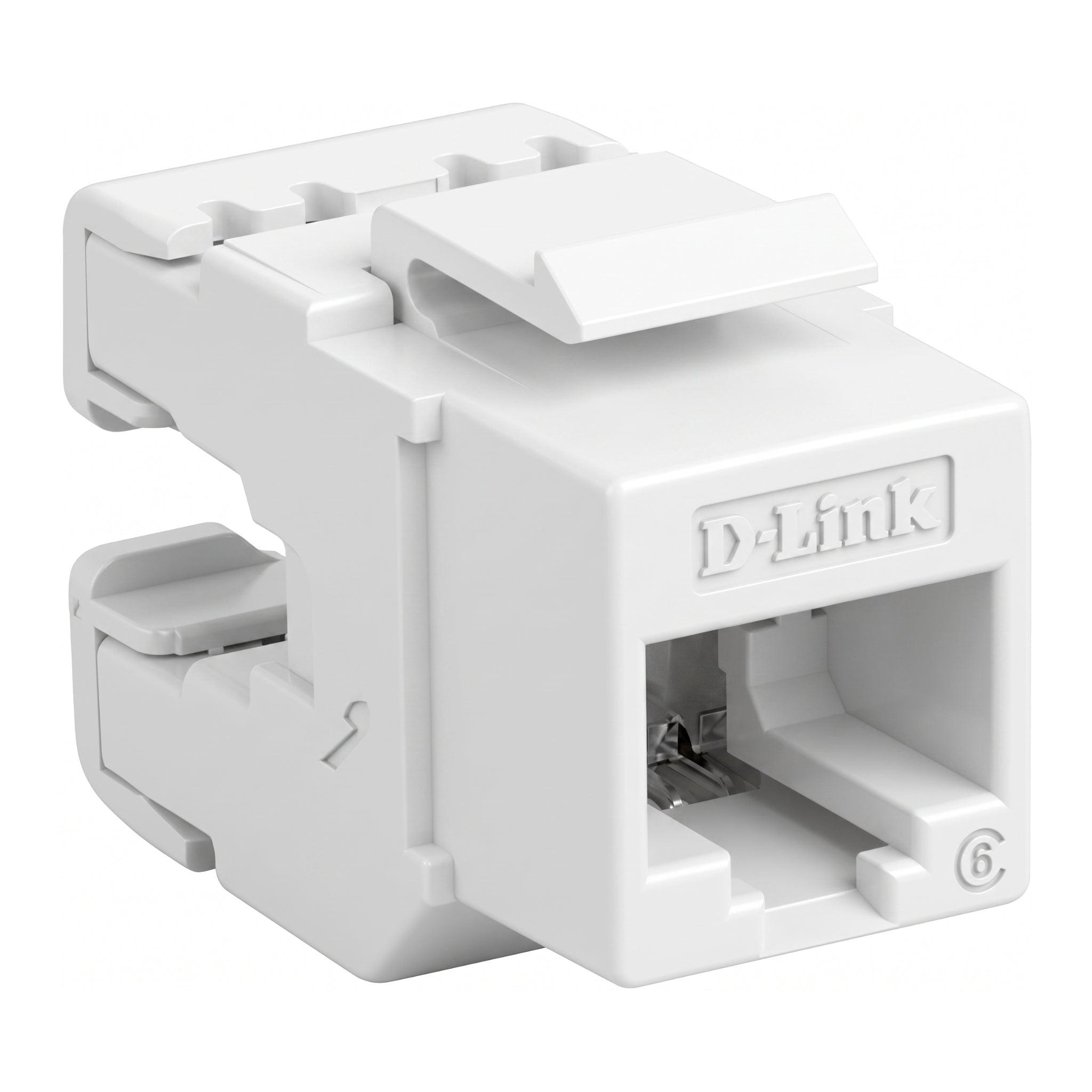 D-Link Cat6 UTP 180 Degree Punch Down Keystone Jack