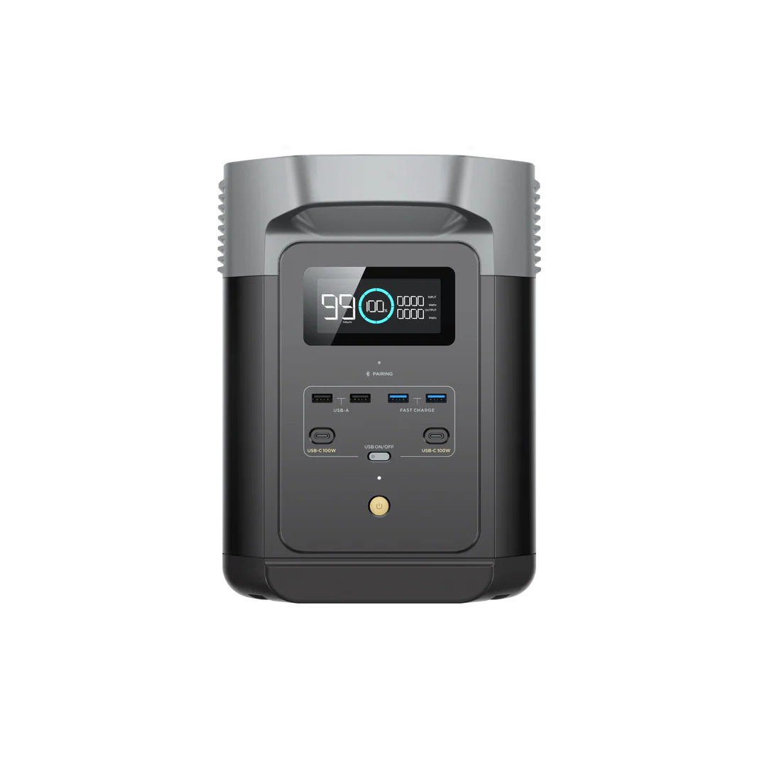 EcoFlow Delta 2 Portable Power Station (1800W - 2700W) + 1024W