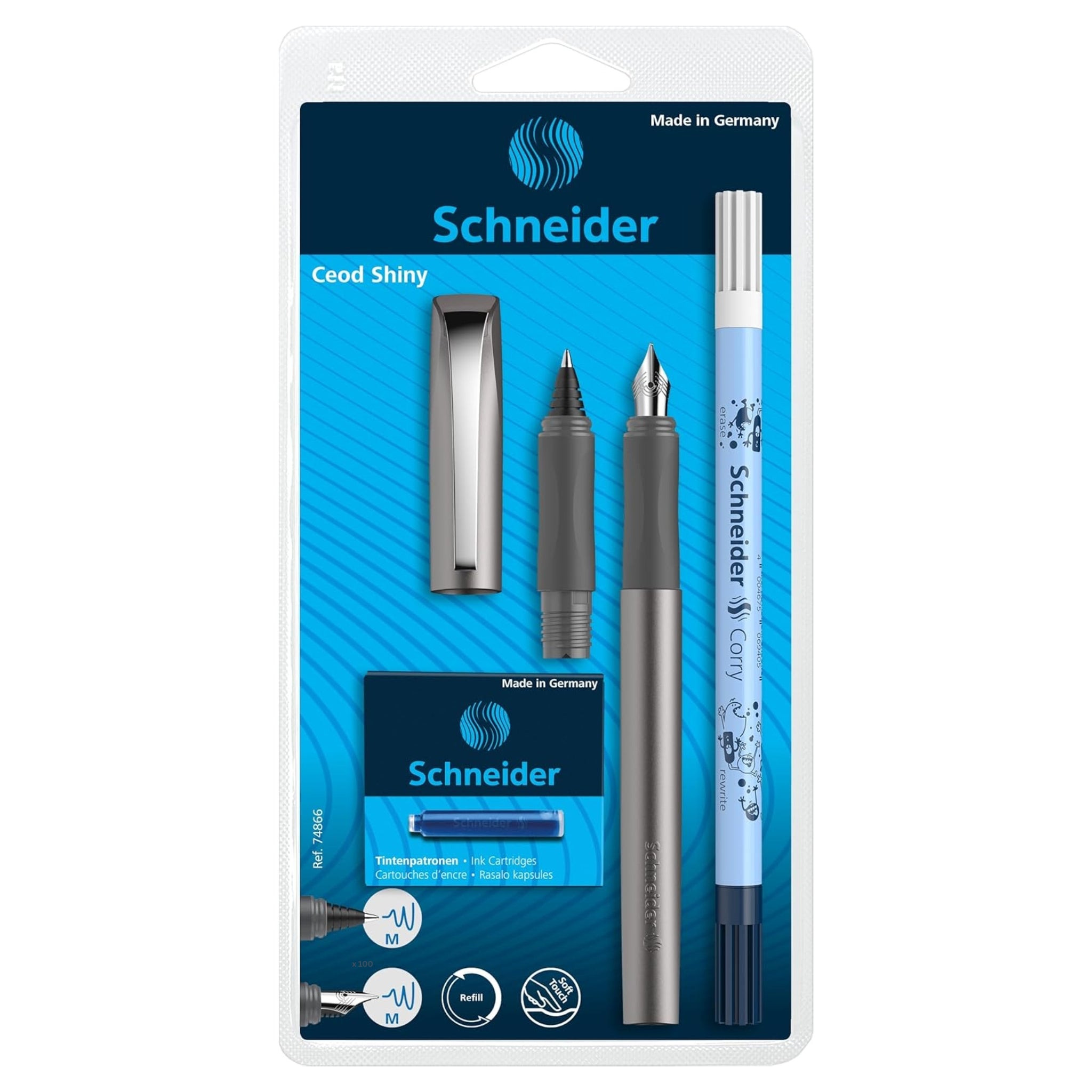 Schneider Smart Set Pen With Refill Ink Cartridge - Office R Us Lagos