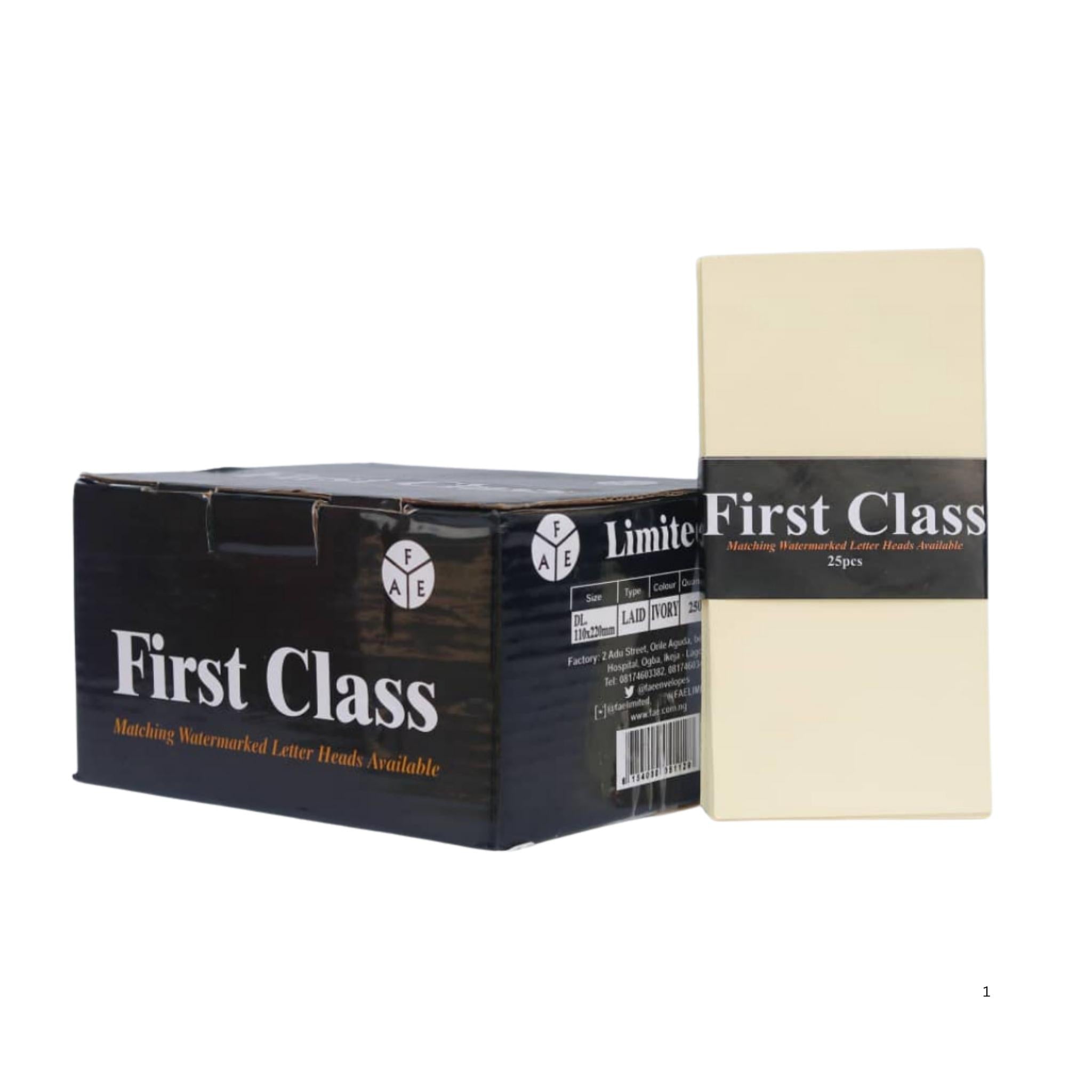 First Class 100gsm Envelopes - Ivory Cream