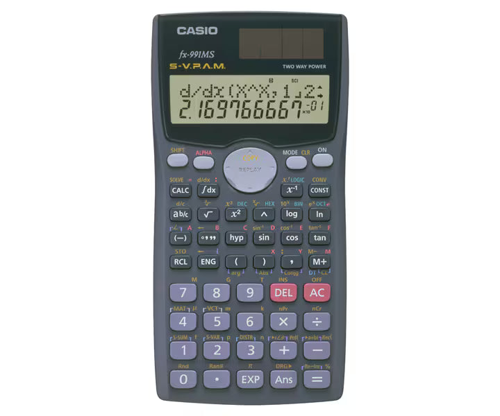 Casio FX-991MS Scientific Calculator (2-Line Display, 401 Functions)