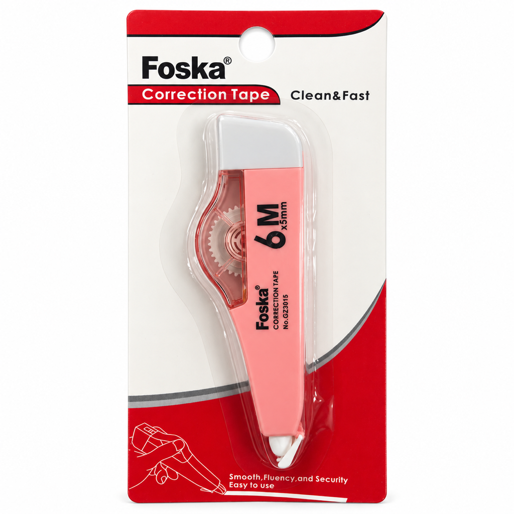 Foska Correction Tape 5mm x 6m GZ3015 – blister card