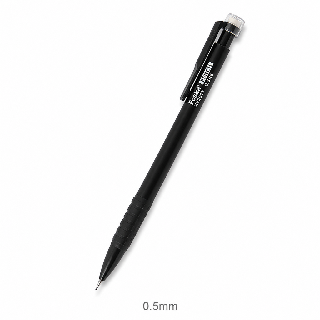 HB Mechanical Pencil with Eraser — 0.5mm