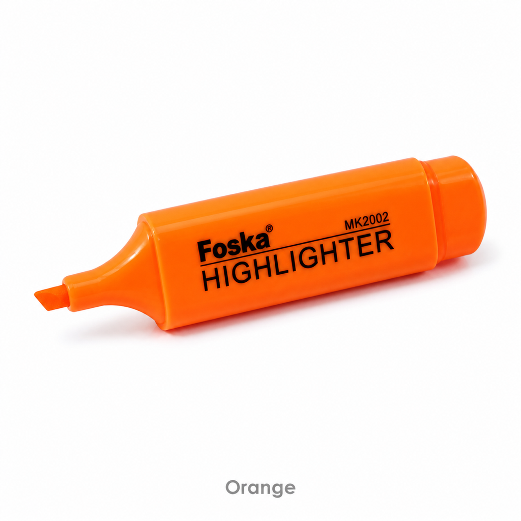 Highlighter Marker Pen – 350m Writing Length — Orange