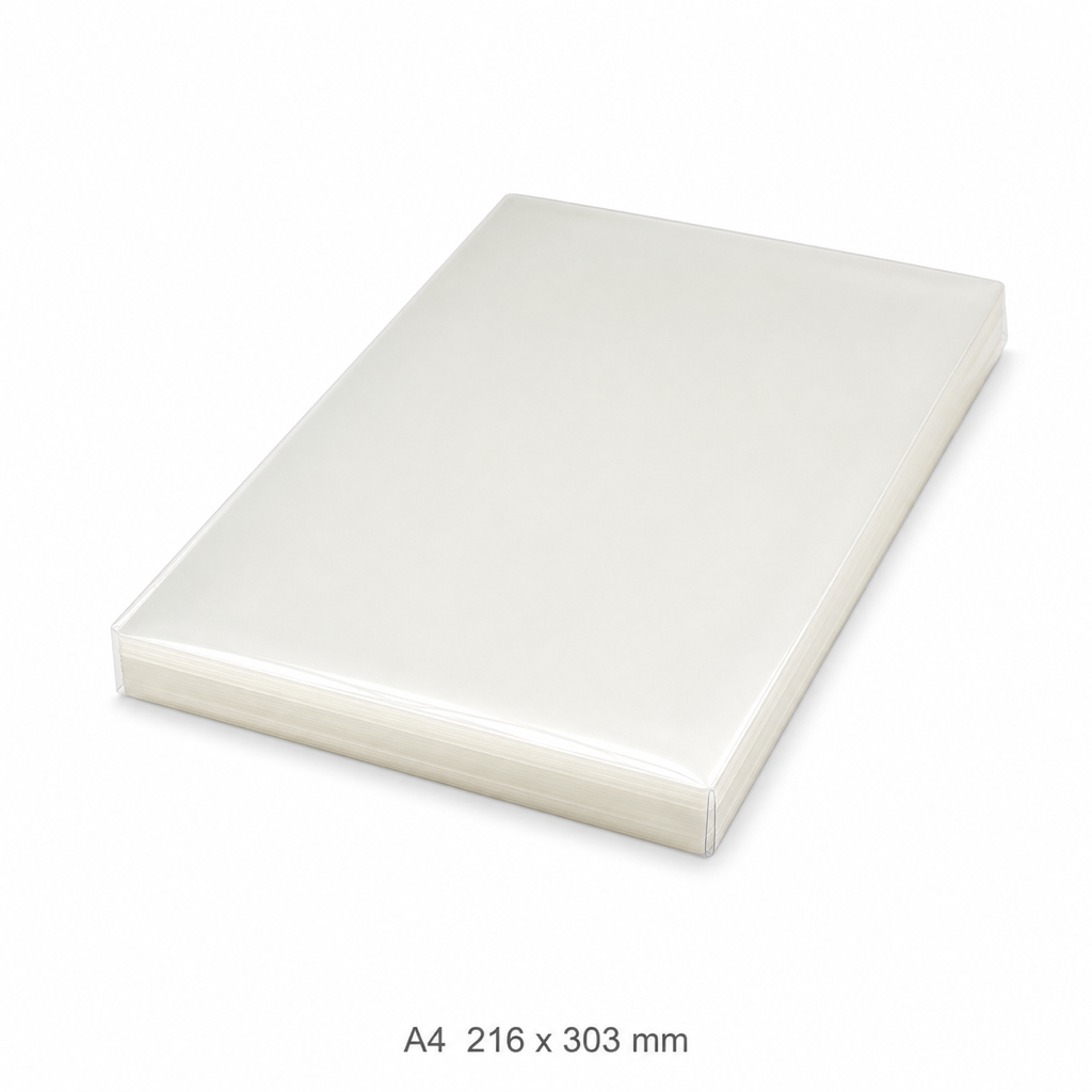 Hot Laminating Film 125 Micron – Box of 100 — A4  216 x 303 mm