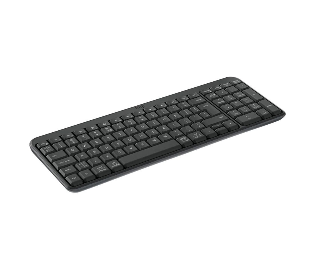 Logitech K250 Keyboard – Graphite – US Int’l – 2.4GHz / Bluetooth