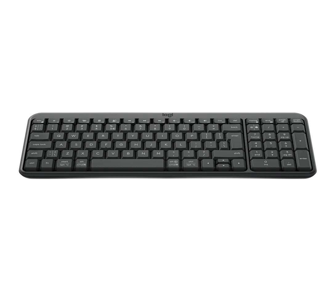Logitech K250 Keyboard – Graphite – US Int’l – 2.4GHz / Bluetooth