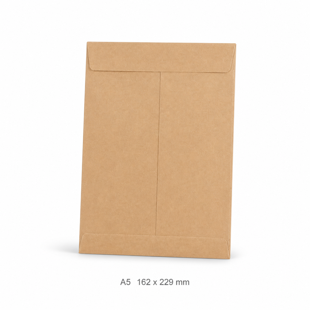 Kraft Padded Mailing Envelope with Peel and Seal — A5 162 x 229 mm