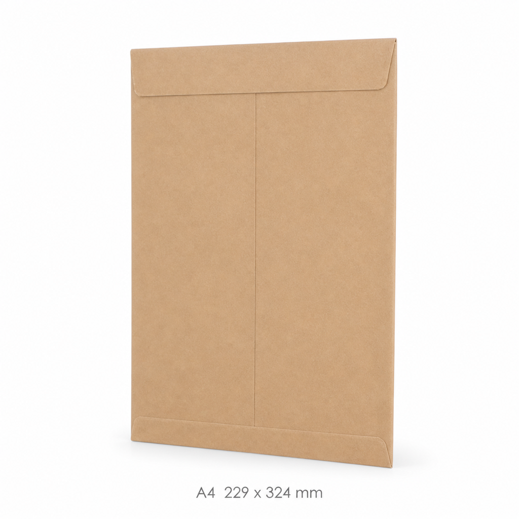 Kraft Padded Mailing Envelope with Peel and Seal — A4 229 x 324 mm