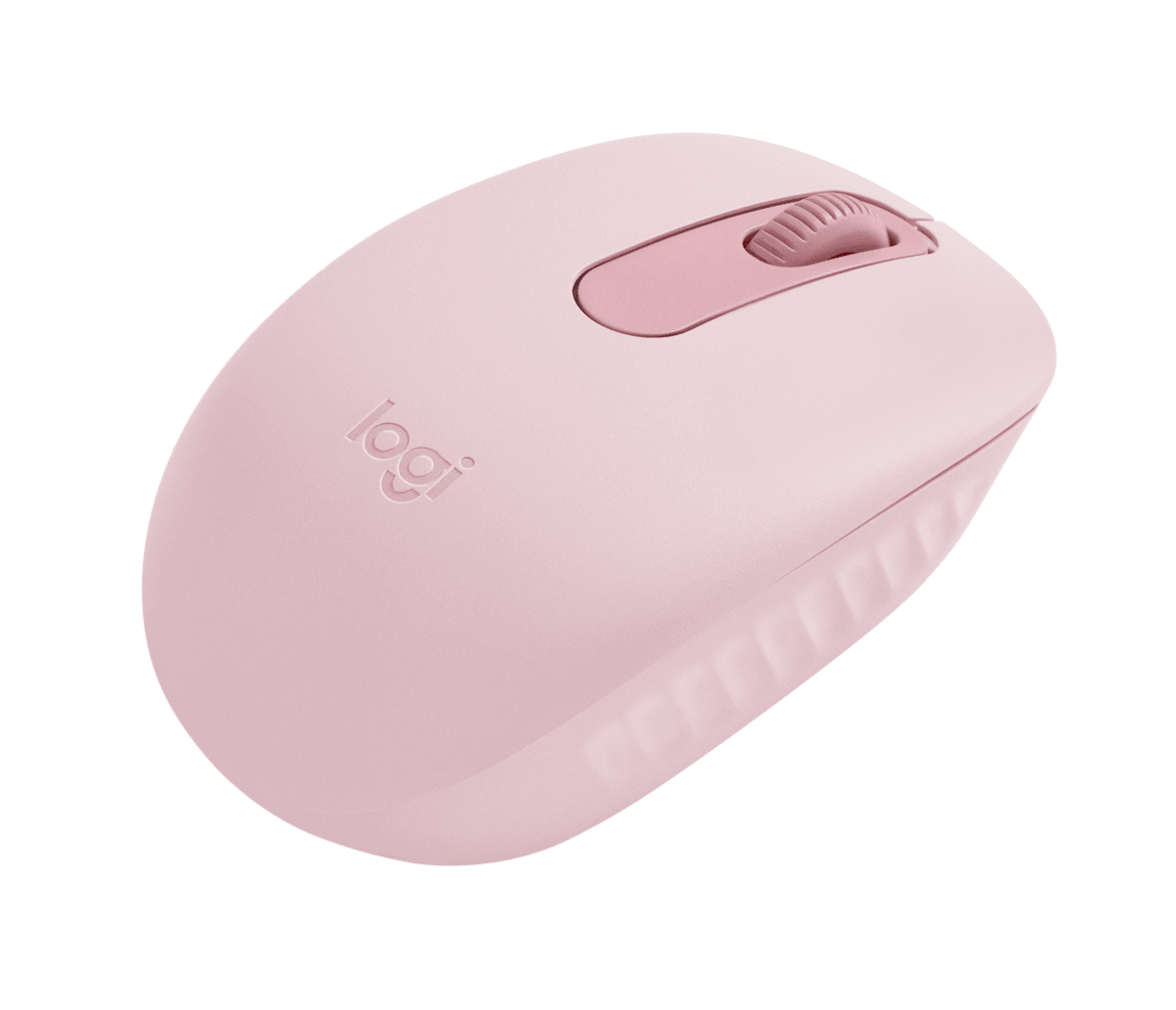 M196 Bluetooth Mouse - Rose - Side View - Office R Us
