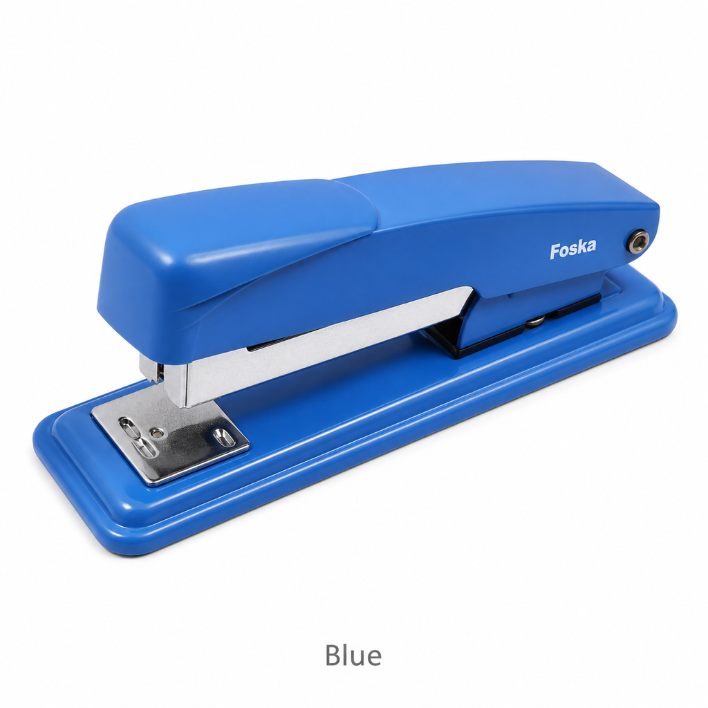 Full Strip Metal Desktop Stapler – 20 Sheets — Blue
